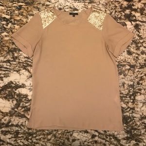 Women’s Sequined Sleeve Top